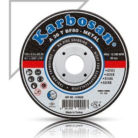Karbosan 180x3.0x22.23 910090 A 36 T BF80 Bombeli Metal Kesme Taşı