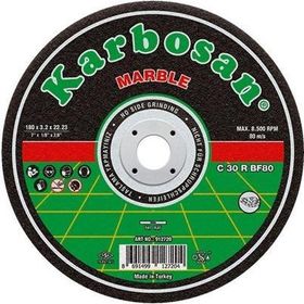 Karbosan 180x3.2x22.23 mm 912760 C 30 R BF80 Mermer Kesme Diski
