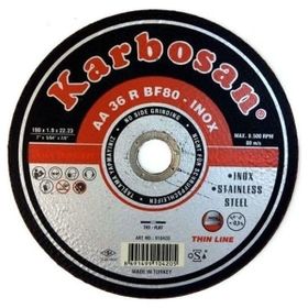 Karbosan 230x1.9x22.23 mm 910430 AA 36 R BF80 INOX Paslanmaz Çelik İnce Kesme Diski