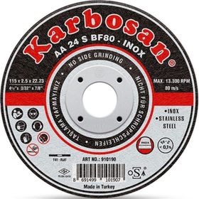 Karbosan 230x1.9x22.23 mm 910430 AA 36 R BF80 INOX Paslanmaz Çelik İnce Kesme Diski