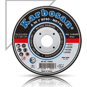 Karbosan 230x3.0x22.23 910050 A 36 T BF80 Düz Metal Kesme Taşı