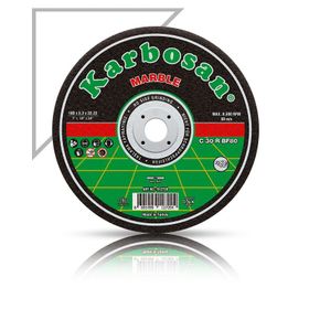 Karbosan 230x3.5x22.23 912750 C 30 R BF80 Bombeli Mermer Kesme Taşı