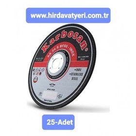 Karbosan 25 Adet 115 mm Inox Metal Kesici