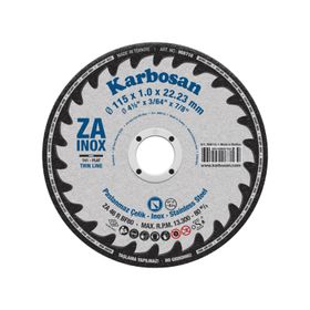 Karbosan 908716 115x1x22 ZA Thinline Kesici Zirkonyum Plus İnce Kesme Diskleri