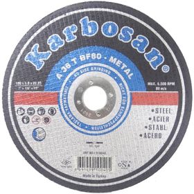 Karbosan 910040 A 36 T Bf80 180x3.0x22.23 mm Metal Kesme Diski