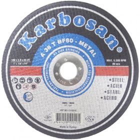 Karbosan 910040 A 36 T Bf80 180x3.0x22.23 mm Metal Kesme Diski