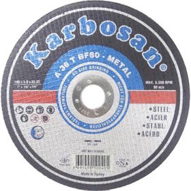 Karbosan 910040 A 36 T Bf80 180x3.0x22.23 mm Metal Kesme Diski