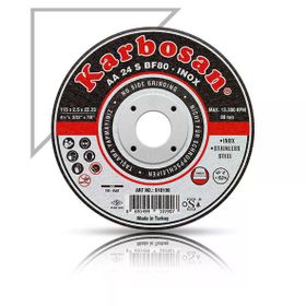 Karbosan 910380 115X1.0X22.23 İnox Paslanmaz Çelik İnce Kesme Diski