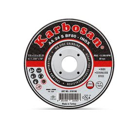 Karbosan 910380 115X1.0X22.23 İnox Paslanmaz Çelik İnce Kesme Diski