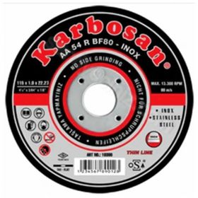 Karbosan 910380 Inox 115x1.0x22 Thinline Düz Kesici