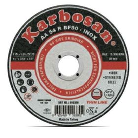 Karbosan 910380 Inox 115x1.0x22 Thinline Düz Kesici