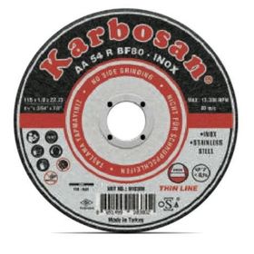 Karbosan 910380 Inox 115x1.0x22 Thinline Düz Kesici