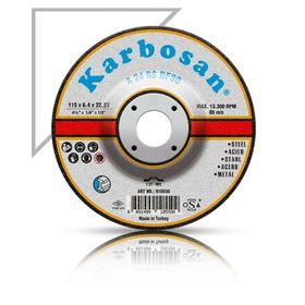 Karbosan 910550 Metal Çapakalma 115x6.4x22 mm Kesici Disk