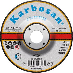 Karbosan 910570 180x6.4x22.23 Metal Nk Taşlama Diski