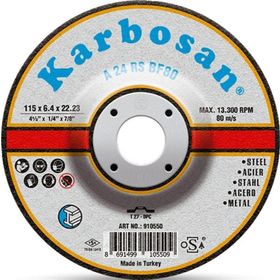 Karbosan 910570 180x6.4x22.23 Metal Nk Taşlama Diski