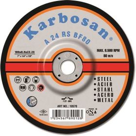 Karbosan 910580 180x8.0x22.23 Metal Taşlama Diski