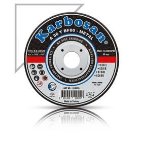Karbosan 910910 Metal 115x22.23 mm Kesici Disk