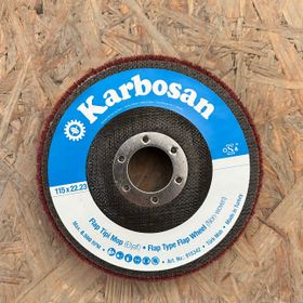 Karbosan 915342 115x22 Flap Tipi Elyaf Disk