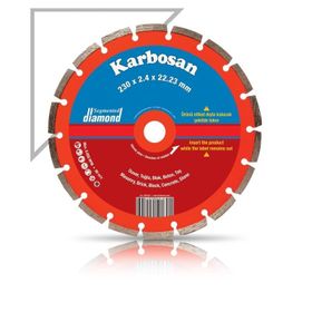 Karbosan 950120 180x2.2x22.23 mm Segmentli Elmas Kesici