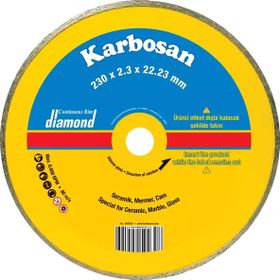 Karbosan 950230 230x2.3x22.23 mm Sürekli Elmas Kesici