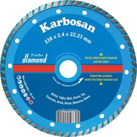 Karbosan 950330 230x2.4x22.23 Turbo Elmas Kesici
