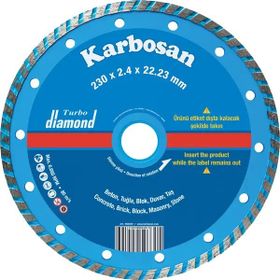 Karbosan 950330 230x2.4x22.23 Turbo Elmas Kesici