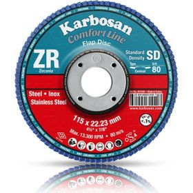 Karbosan 982185 Comfort Zımpara Zr 115x80 Flap Disk
