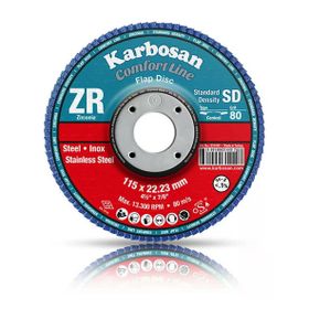 Karbosan 982185 Comfort Zımpara Zr 115x80 Flap Disk