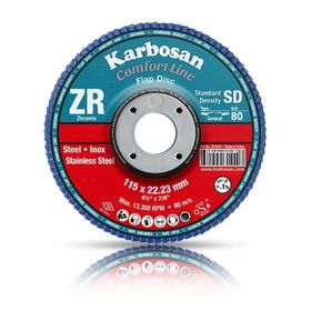 Karbosan 982185 Comfort Zımpara Zr 115x80 Flap Disk