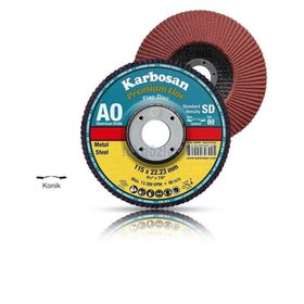 Karbosan 982980 60 Kum 115x22.23 mm Premium Line Flap Disk Zımpara