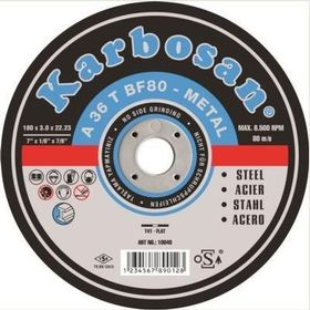 Karbosan BF80 180x3x22 mm NK Metal Kesici