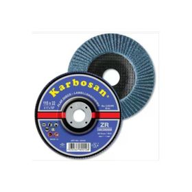 Karbosan Flap Disk 115X22 10'lu 60 Kum Zımpara