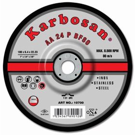 Karbosan İnox 180*6 4*22 mm Taşlama Taşı