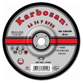 Karbosan İnox 180*6 4*22 mm Taşlama Taşı