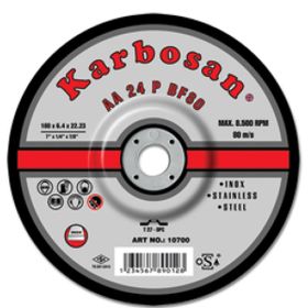 Karbosan İnox 180*6 4*22 mm Taşlama Taşı