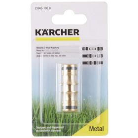 Karcher Pirinç İki Yönlü Bağlantı Konnektör
