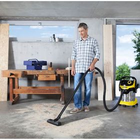Karcher WD5-S Siyah - Sarı 1100 W Islak Kuru Elektrikli Süpürge