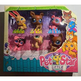 Kardelen Pet Shop Neşeli Minişler 6'lı Miniş Ailesi Oyuncak Pet Star