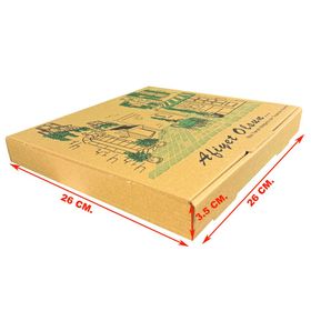 Kardem 26x26x3.5 cm 100 Adet Pizza Kutusu