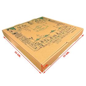 Kardem 33x33x4 cm 100 Adet Pizza Kutusu