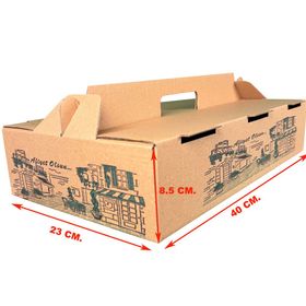 Kardem 40x23x8.5 cm 100 Adet Saplı Lahmacun Kutusu