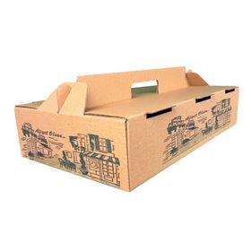 Kardem 40x23x8.5 cm 100 Adet Saplı Lahmacun Kutusu