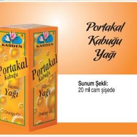 Karden 20 ml Portakal Kabuğu Yağı