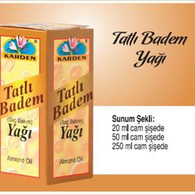 Karden 250 ml Tatlı Badem Yağı