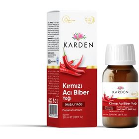 Karden 50 ml Kırmızı Acı Biber Yağı