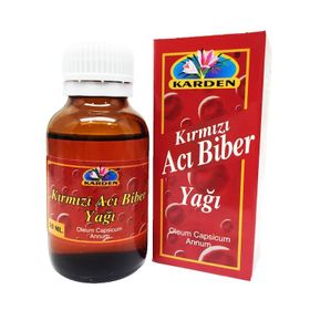 Karden 50 ml Kırmızı Acı Biber Yağı
