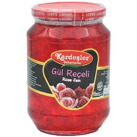 Kardeşler 1 kg Cam Kavanoz Gül Reçeli