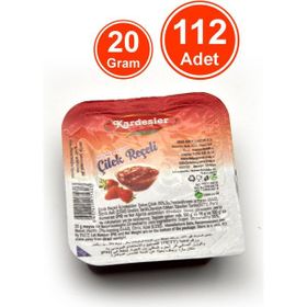 Kardeşler 20 gr Piknik Çilek Reçeli (112 adet)