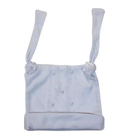 Kardeşler 437011 Beyaz Boncuklu Bebek Şapkası