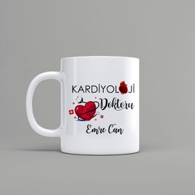 Kardiyoloji Doktoru Kişiye Özel Kupa Bardak